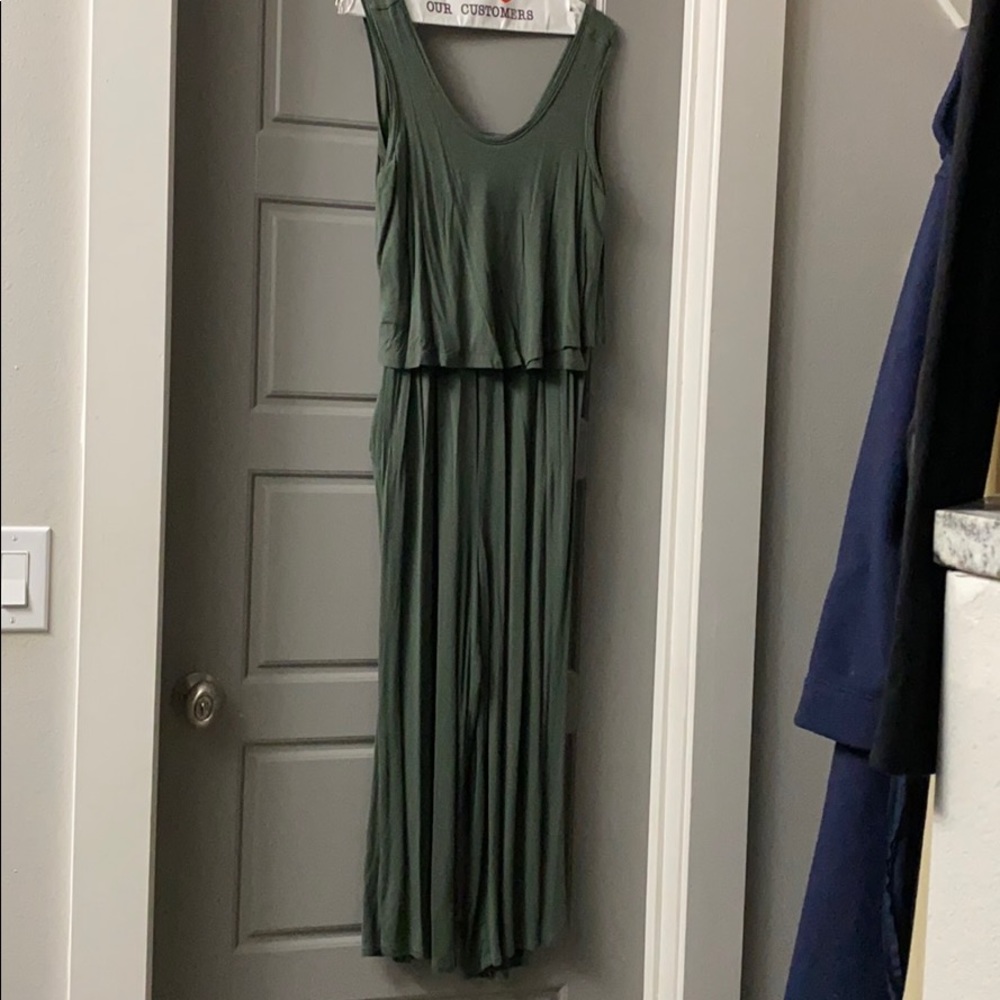 Pea in the Pod nursing friendly jumpsuit